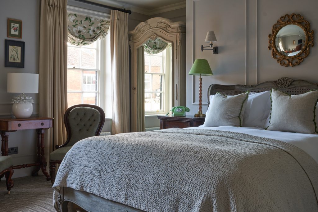 Affordable holidays: One of our luxurious bedrooms at Stanwell House hotel.