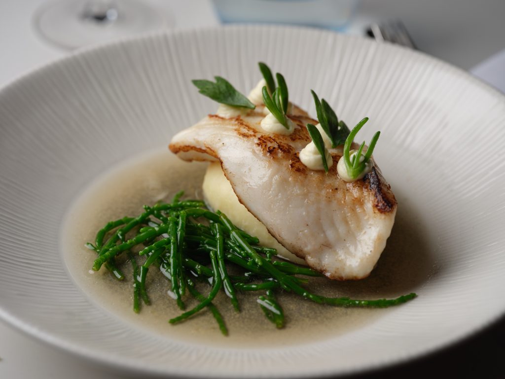 A dish cooked at our Samphire restaurant.