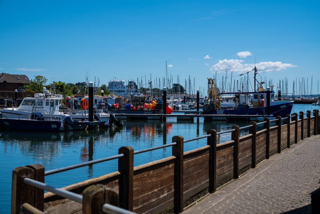 The harbour in our charming town of Lymington.