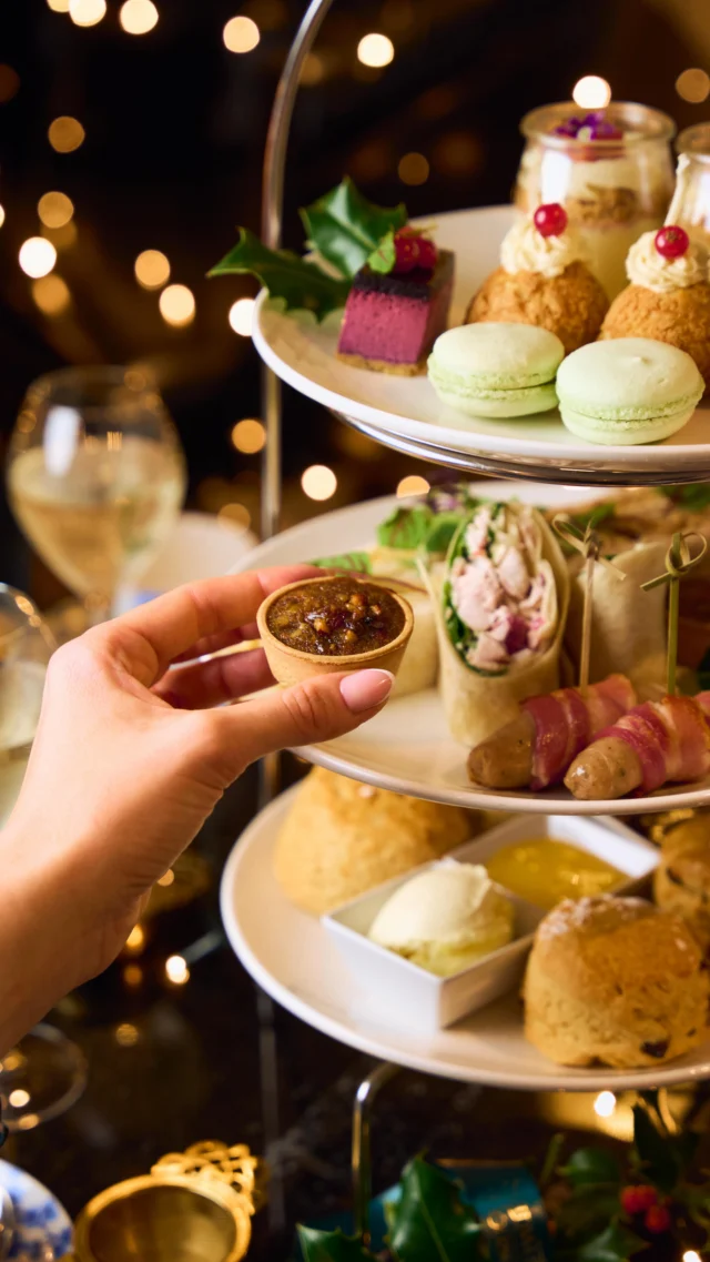 Festive treats you’ll want to savour again and again… 🎄

From Pigs in Blankets and Turkey, Brie & Cranberry Wrap to Spiced Miso Butterscotch Mincemeat Tart, and Pistachio & Raspberry Macaron - there’s something to satisfy every craving.

Served 2pm-5pm daily.

#FestiveAfternoonTea