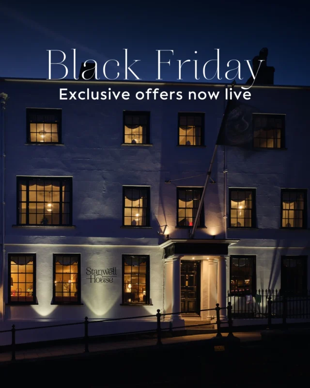 Our Black Friday discounts are here… 

✨ Bed & Breakfast — secure a voucher for £195 and enjoy a stay in the best room in the house, complete with a bottle of fizz.
✨ Dinner, Bed & Breakfast — all the above, plus £75 dining credit to make your evening even more special.
✨ 15% off gift vouchers — from cocktails to afternoon tea. Use code BLACKFRIDAY15 at checkout. 

Available for this weekend only, so secure yours now.