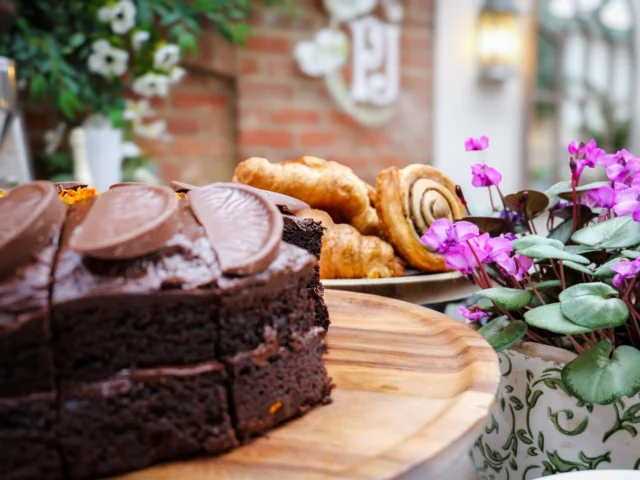 A little pause for coffee and something sweet... we’ll see you in The Orangery.