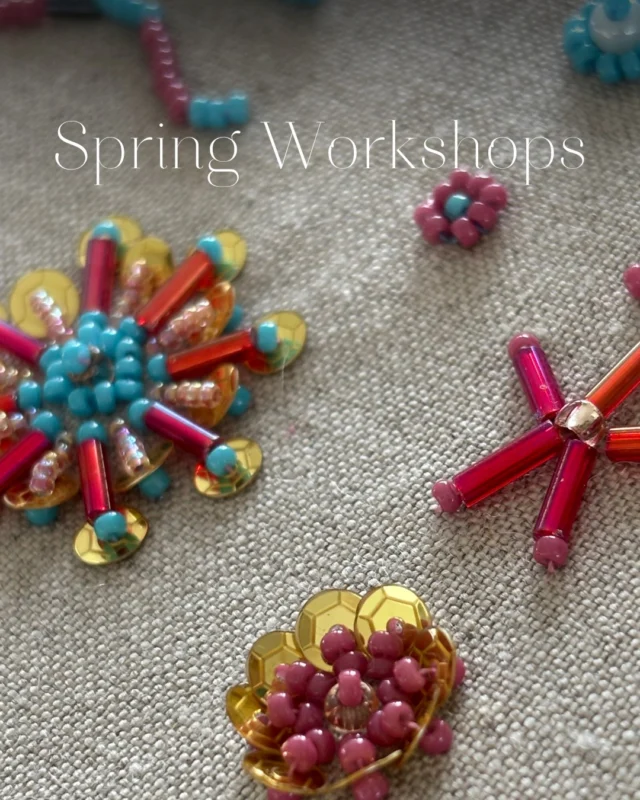 Not long until our next spring workshop: Embroidery with Chrissie.

Join us this Saturday for a relaxed beaded embroidery workshop, perfect for anyone keen to try something new or simply enjoy a mindful, hands-on experience. 

With guidance throughout, you’ll explore colour, texture and pattern, gradually bringing your own design to life. By the end of the session, you will have created a delicate beaded floral motif - ready to be finished as a brooch or decorative piece to keep or give as a thoughtful handmade gift.

To secure your space, call or email: 01590 677123 | enquiries@stanwellhouse.com

Saturday 25th April | 11am to 1pm | £65 per person