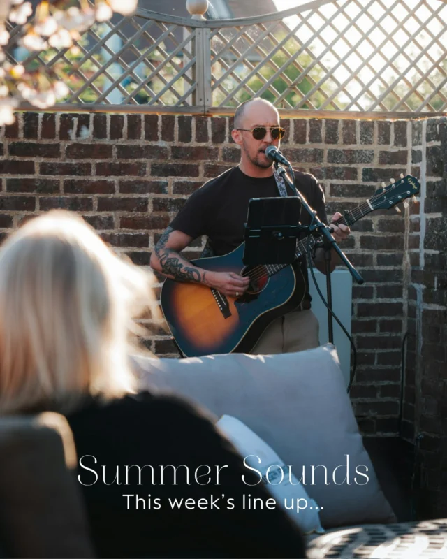 Thinking of joining us this weekend? 

Ease into the weekend with Harry Yates’ mix of country, folk and acoustic favourites, before DJ Kenny takes over on Sunday with laid-back beats perfect for a long summer afternoon. 

Come for the music, stay for everything else. 

Live Fridays from 6-8pm | Sunday Sessions from 3-5pm