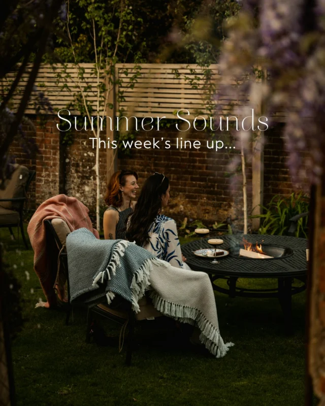 Another weekend, another excuse to spend it in The Garden… 

Join us this Friday as Sophie & Olly provide the soundtrack to your evening, then wind down the weekend with Abi Lemon’s much-loved Sunday Sessions. 

Find a table, order your favourite drink and let the music do the rest. 

Live Fridays from 6-8pm | Sunday Sessions from 3-5pm
