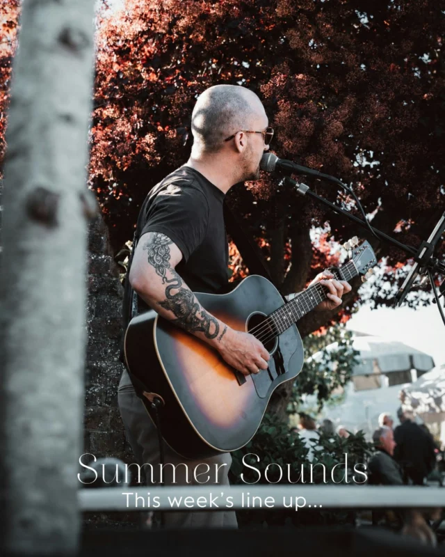 Summer Sounds continues… 🎶

Join us in The Garden this weekend with live music from Harry Yates on Friday from 6-8pm, followed by our Sunday Session with DJ Cullture from 3-5pm. 

Great music, summer cocktails and laid-back afternoons await.