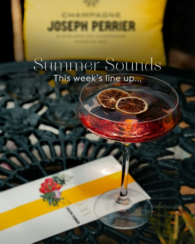 Your weekend soundtrack is sorted… 🎶

Join us in The Garden for Tony and Una this Friday from 6-8pm, before DJ Kenny takes over for our Sunday Session from 3-5pm. 

Gather your friends, order your favourite drink and soak up the atmosphere.