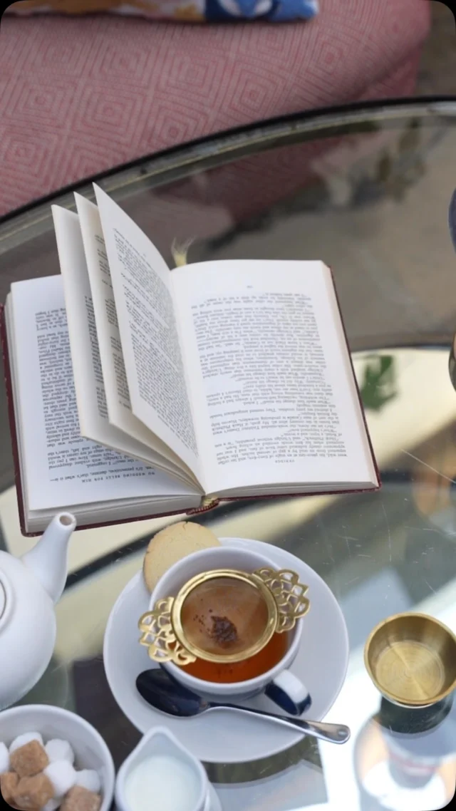A chapter of autumn at Stanwell House...

Tea, a good book and a little time away from the everyday.